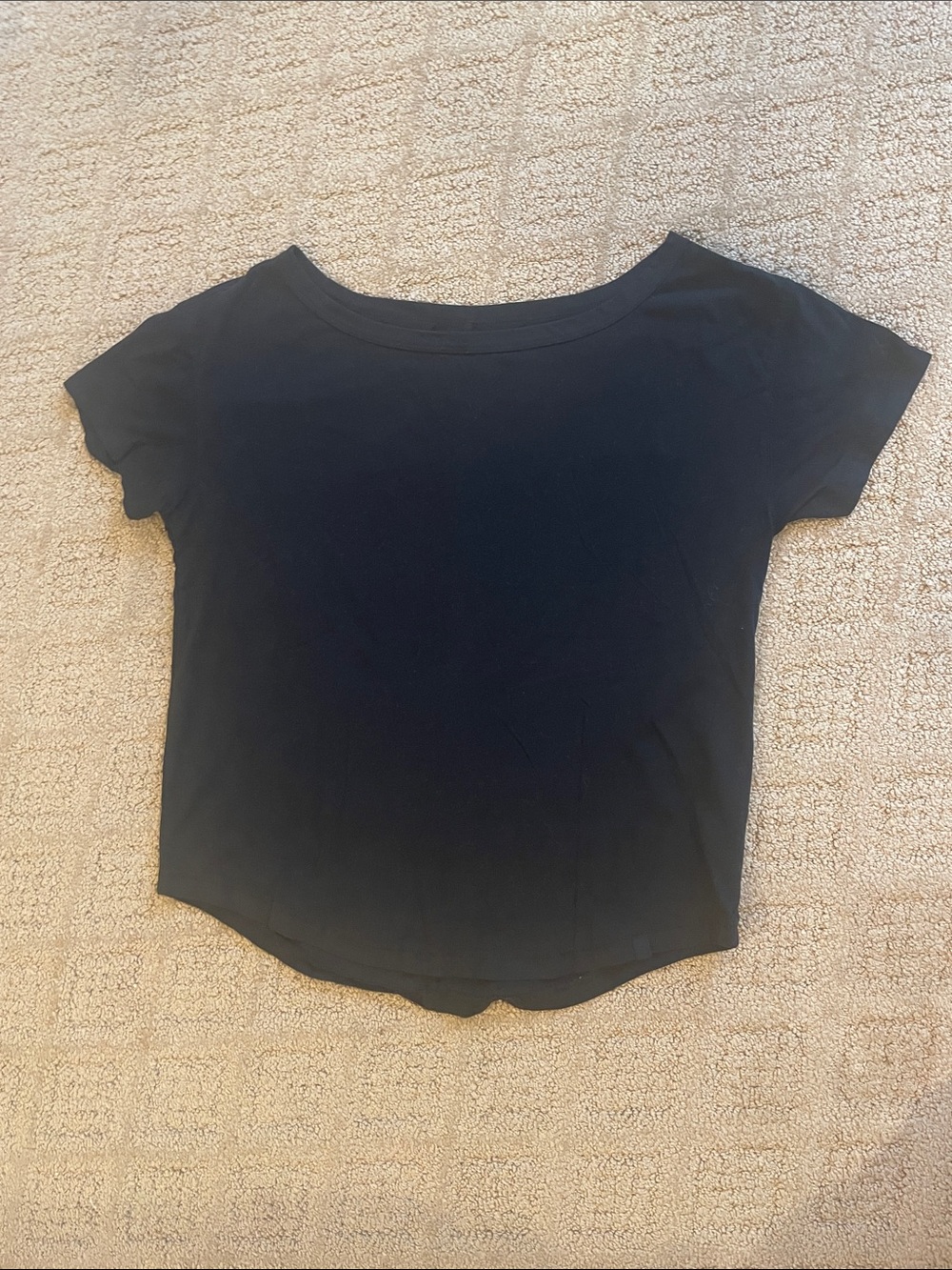 Fabletics Black Short Sleeve Top